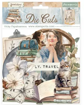 Secret Diary Die-Cuts, 48 pieces